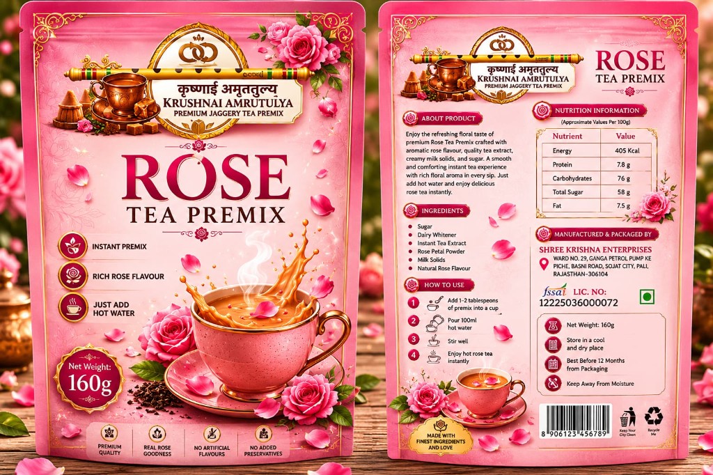 Rose Tea Premix